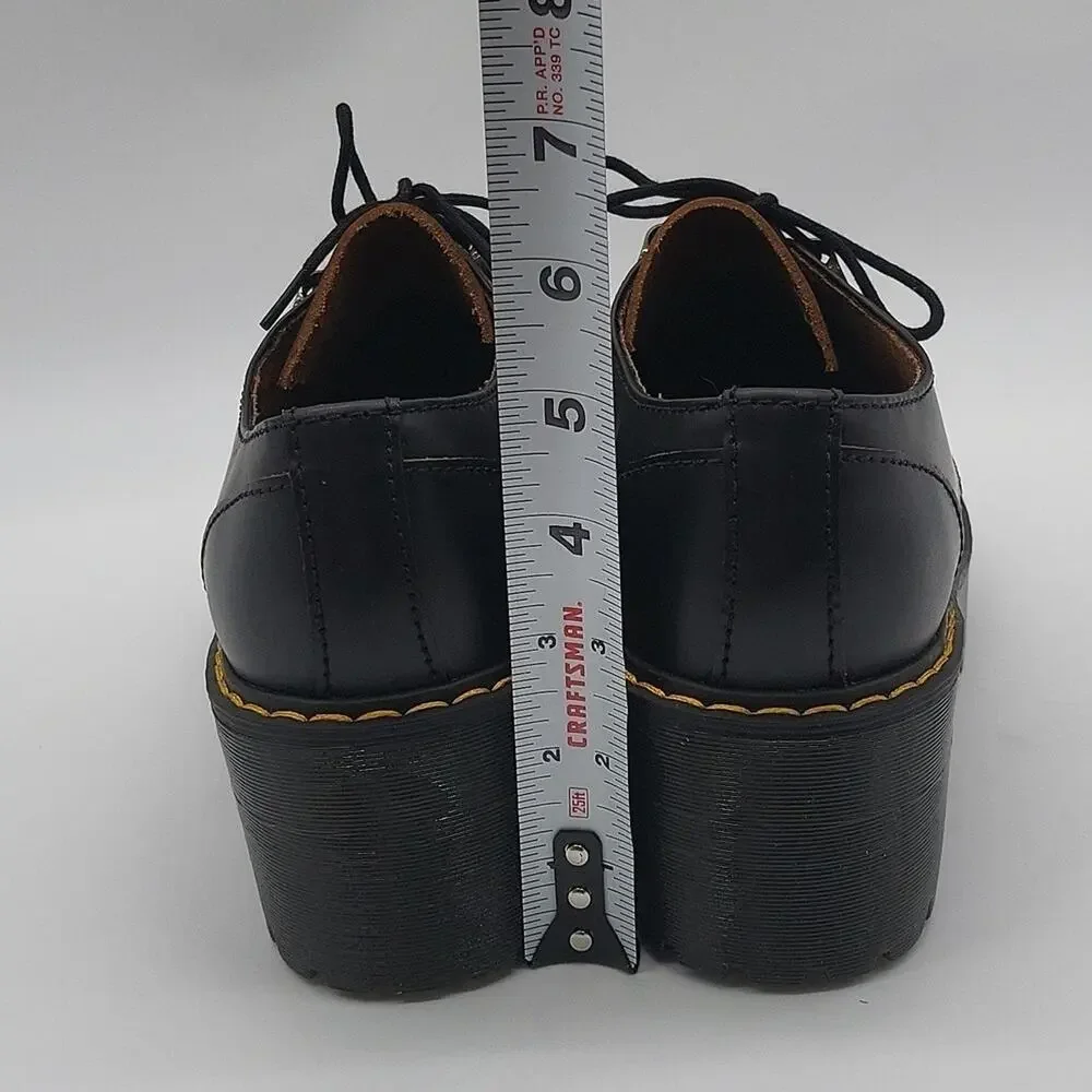 Dr. Martens Leona Lo Vintage Smoth Women's Shoes Size 7 Black Color NWT